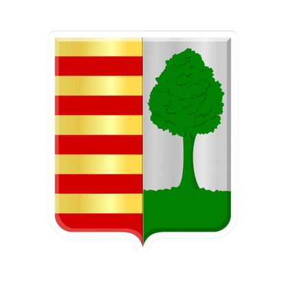 Bilzen wapen (Belgium) (Coat of Arms) STICKER Vinyl Kiss-Cut Decal 2 Inch White - The Sticker Space