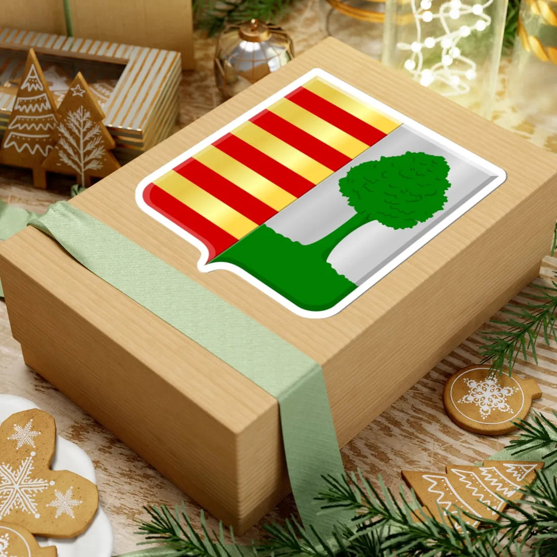 Bilzen wapen (Belgium) (Coat of Arms) STICKER Vinyl Kiss-Cut Decal - The Sticker Space