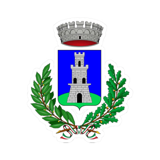 Binago-Stemma (Italy) (Coat of Arms) STICKER Vinyl Kiss-Cut Decal 2 Inch White - The Sticker Space