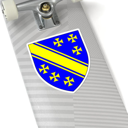 BinghamArms (England) (Coat of Arms) STICKER Vinyl Kiss-Cut Decal - The Sticker Space