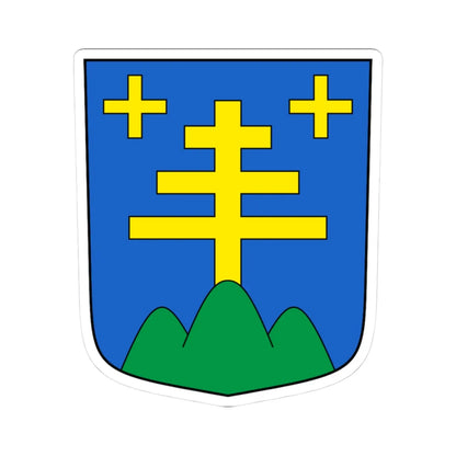 Binn-blazon (Switzerland) (Coat of Arms) STICKER Vinyl Kiss-Cut Decal 3 Inch White - The Sticker Space