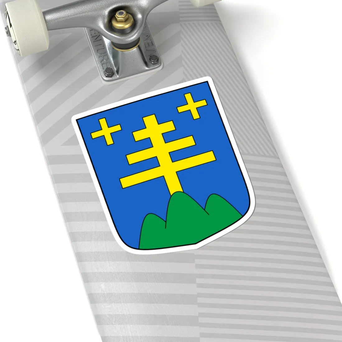 Binn-blazon (Switzerland) (Coat of Arms) STICKER Vinyl Kiss-Cut Decal - The Sticker Space