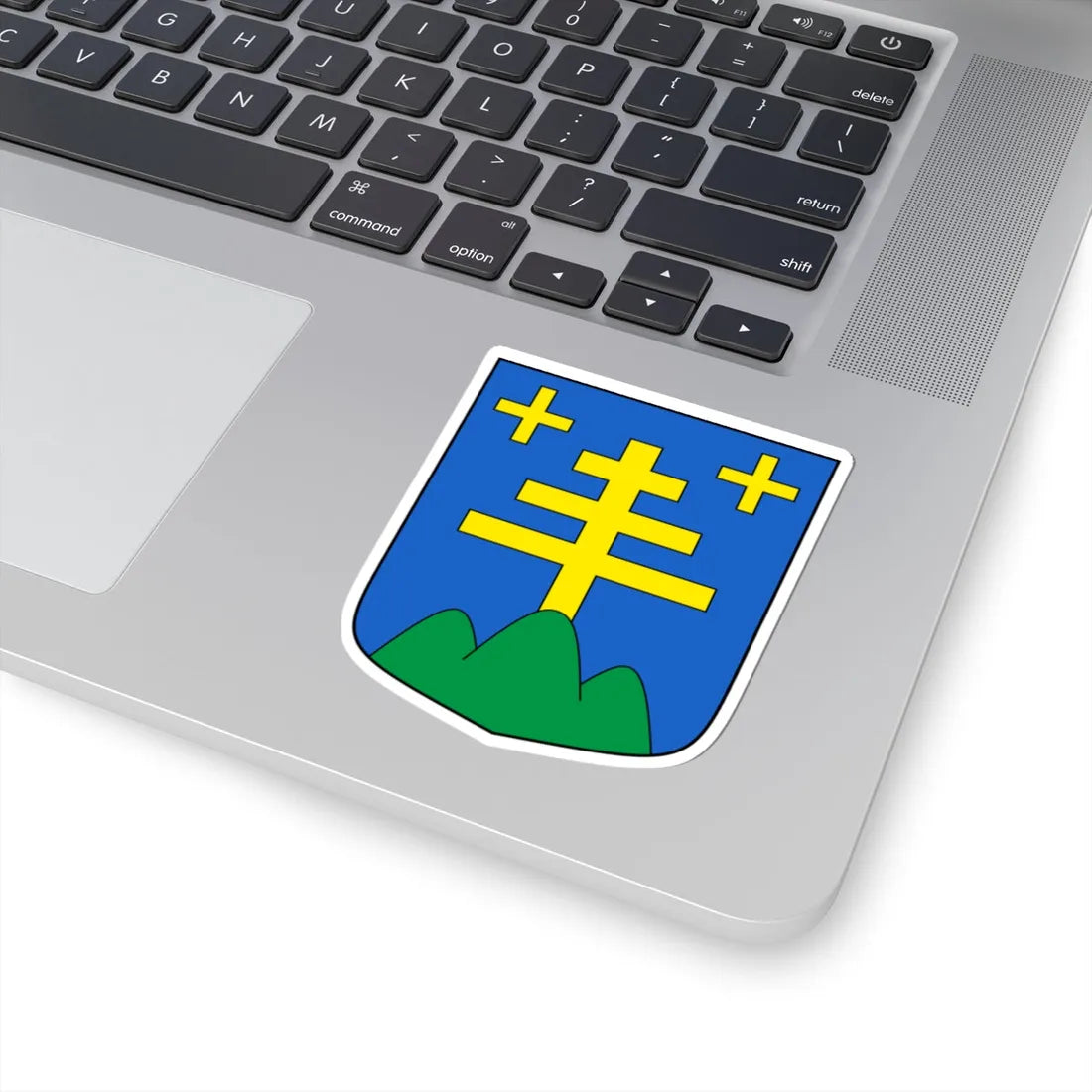 Binn-blazon (Switzerland) (Coat of Arms) STICKER Vinyl Kiss-Cut Decal - The Sticker Space