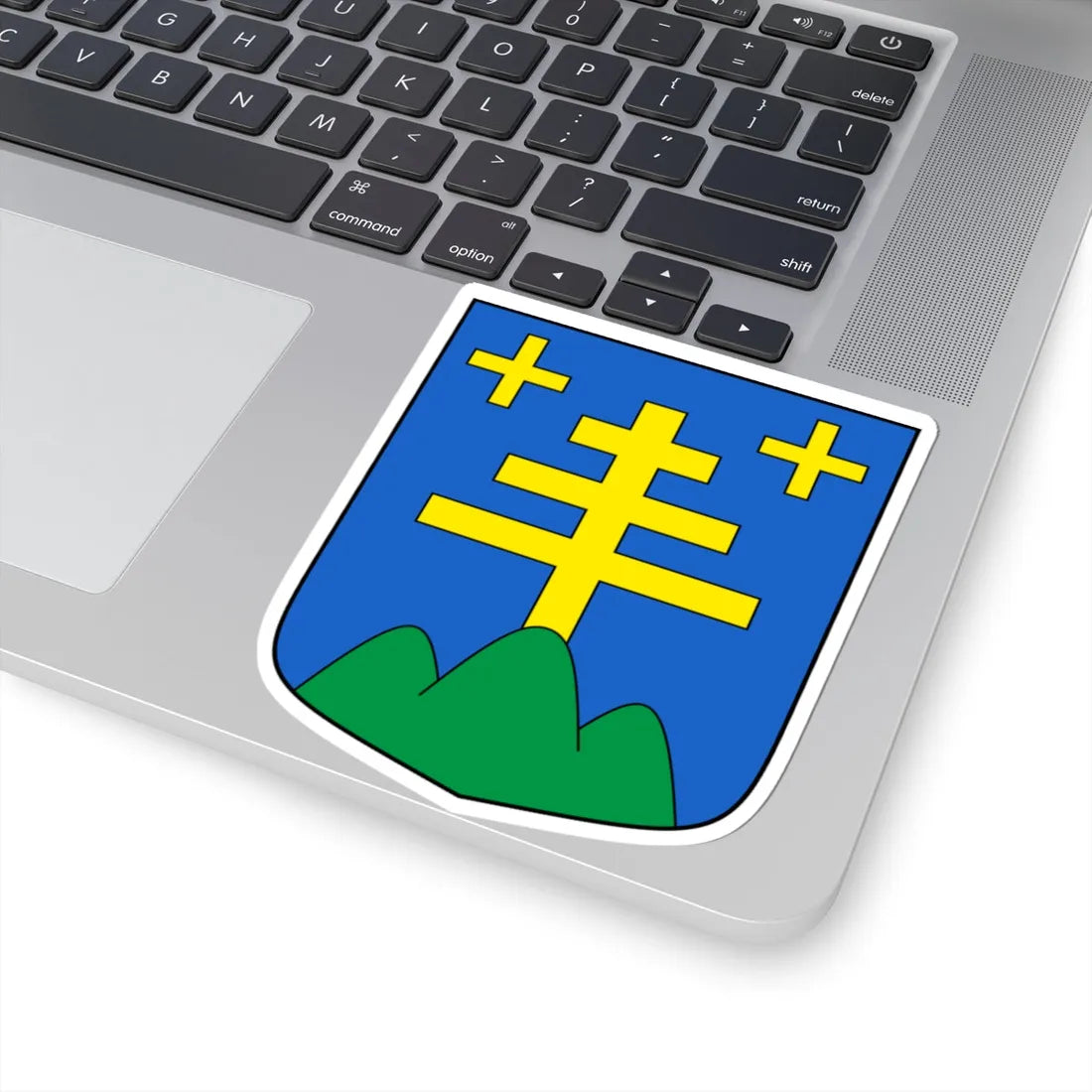 Binn-blazon (Switzerland) (Coat of Arms) STICKER Vinyl Kiss-Cut Decal - The Sticker Space