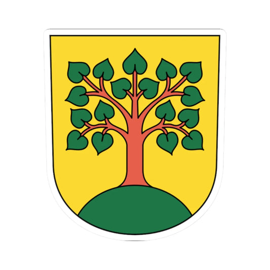 Binz coat of arms (Switzerland) (Coat of Arms) STICKER Vinyl Kiss-Cut Decal 2 Inch White - The Sticker Space