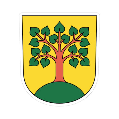 Binz coat of arms (Switzerland) (Coat of Arms) STICKER Vinyl Kiss-Cut Decal 4 Inch White - The Sticker Space