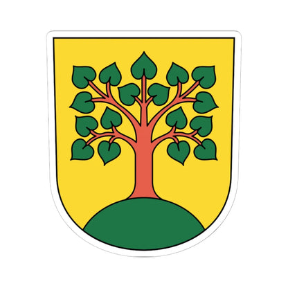 Binz coat of arms (Switzerland) (Coat of Arms) STICKER Vinyl Kiss-Cut Decal 6 Inch White - The Sticker Space