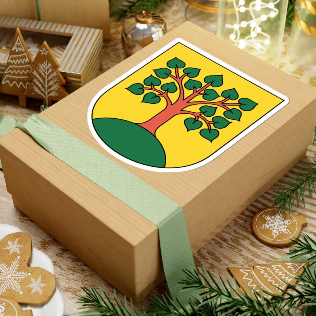 Binz coat of arms (Switzerland) (Coat of Arms) STICKER Vinyl Kiss-Cut Decal - The Sticker Space