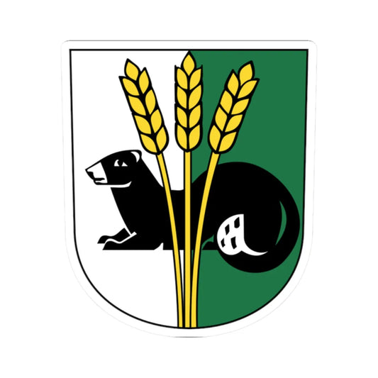 Binzikon coat of arms (Switzerland) (Coat of Arms) STICKER Vinyl Kiss-Cut Decal 2 Inch White - The Sticker Space