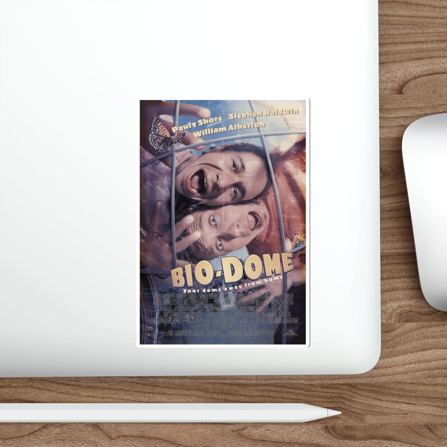 Bio dome 1996 Movie Poster STICKER Vinyl Die-Cut Decal-The Sticker Space