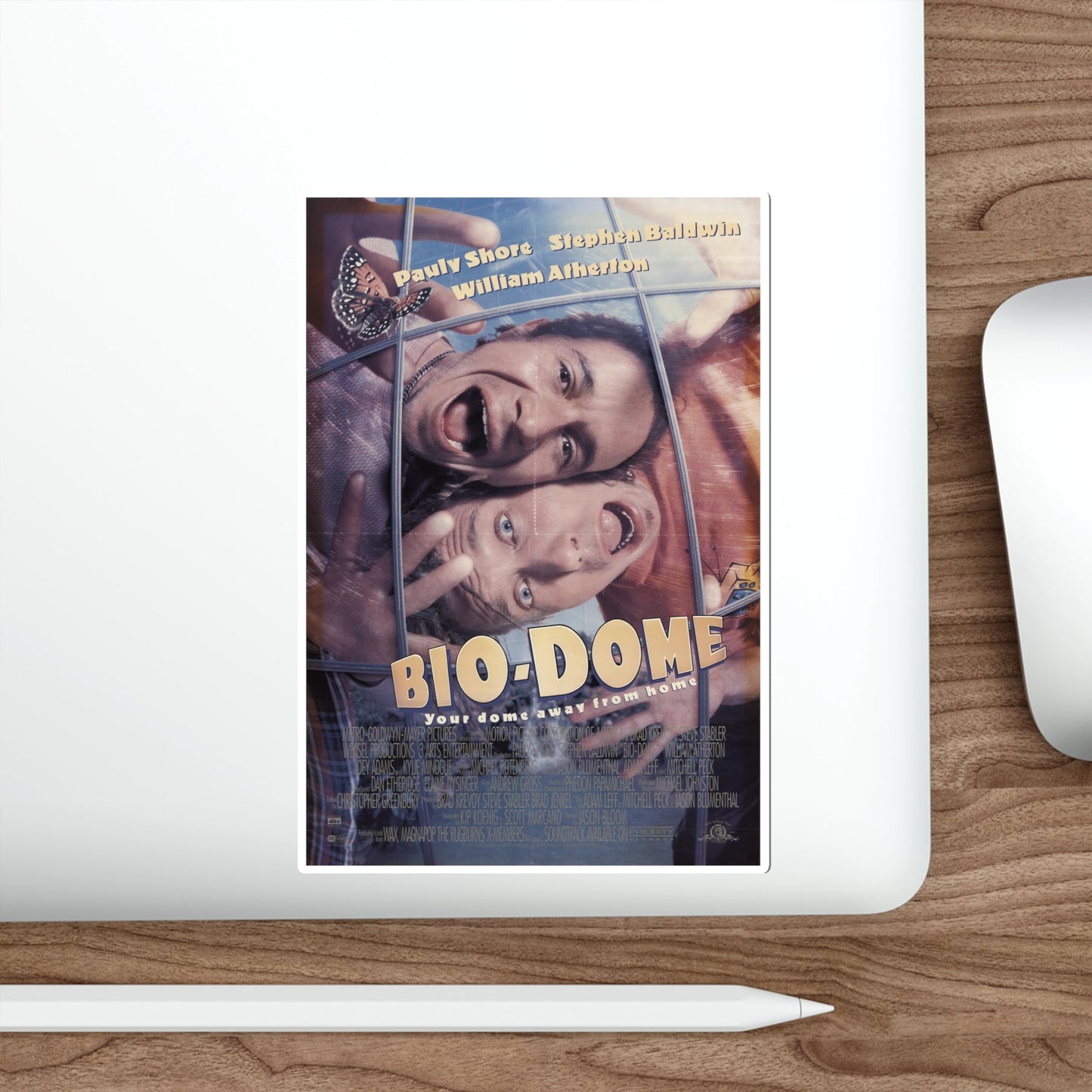 Bio dome 1996 Movie Poster STICKER Vinyl Die-Cut Decal-The Sticker Space