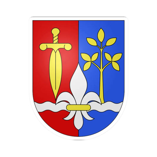 Bioggio-coat of arms (Switzerland) (Coat of Arms) STICKER Vinyl Kiss-Cut Decal 2 Inch White - The Sticker Space