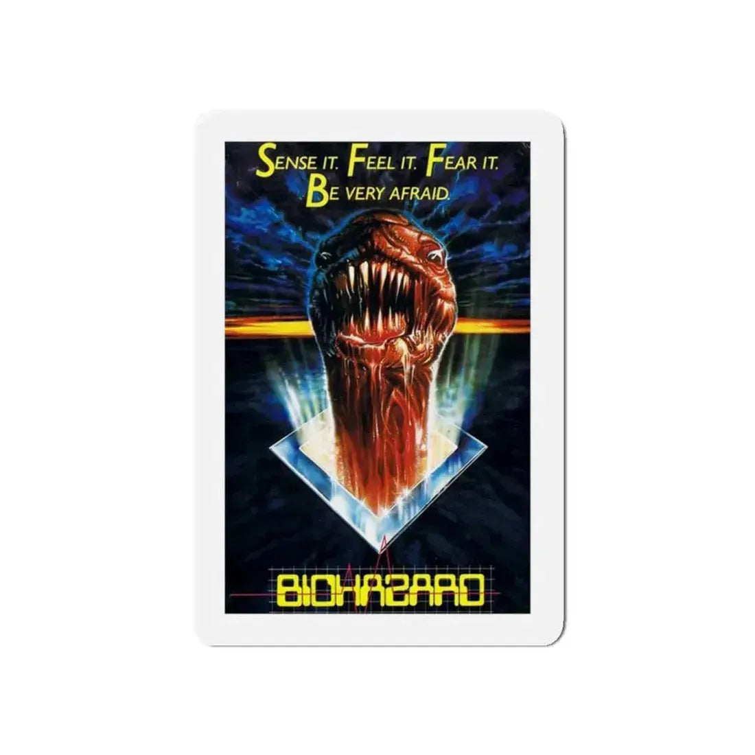 BIOHAZARD 1985 Movie Poster - Refrigerator Magnet 5 Inch - The Sticker Space