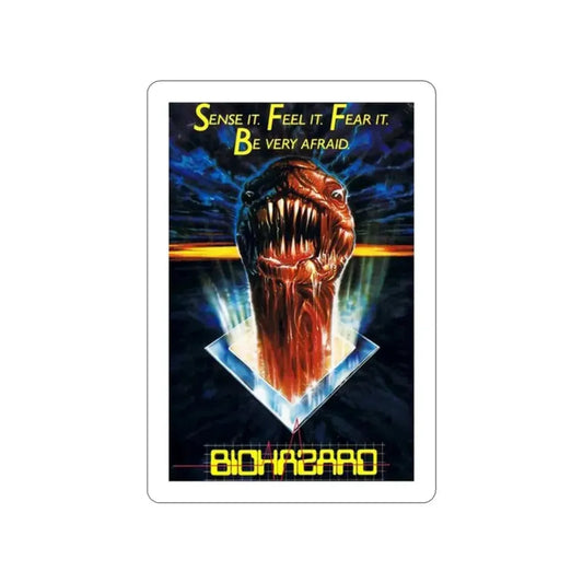 BIOHAZARD 1985 Movie Poster STICKER Vinyl Die-Cut Decal 2 Inch - The Sticker Space