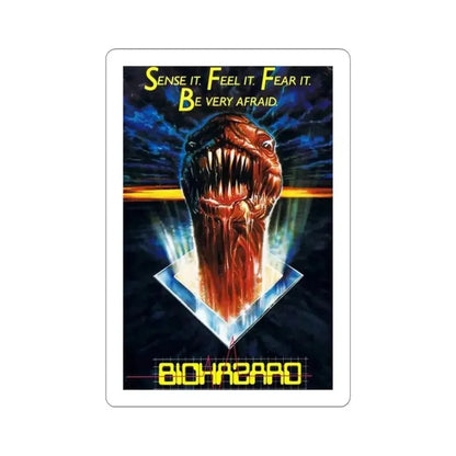 BIOHAZARD 1985 Movie Poster - STICKER Vinyl Kiss-Cut Decal 3 Inch White - The Sticker Space