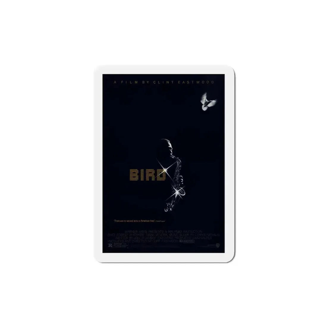Bird 1988 Movie Poster Refrigerator Magnet 4 Inch - The Sticker Space