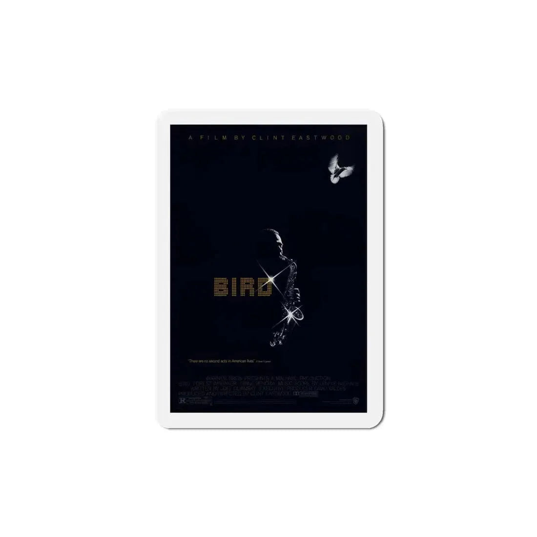 Bird 1988 Movie Poster Refrigerator Magnet 5 Inch - The Sticker Space