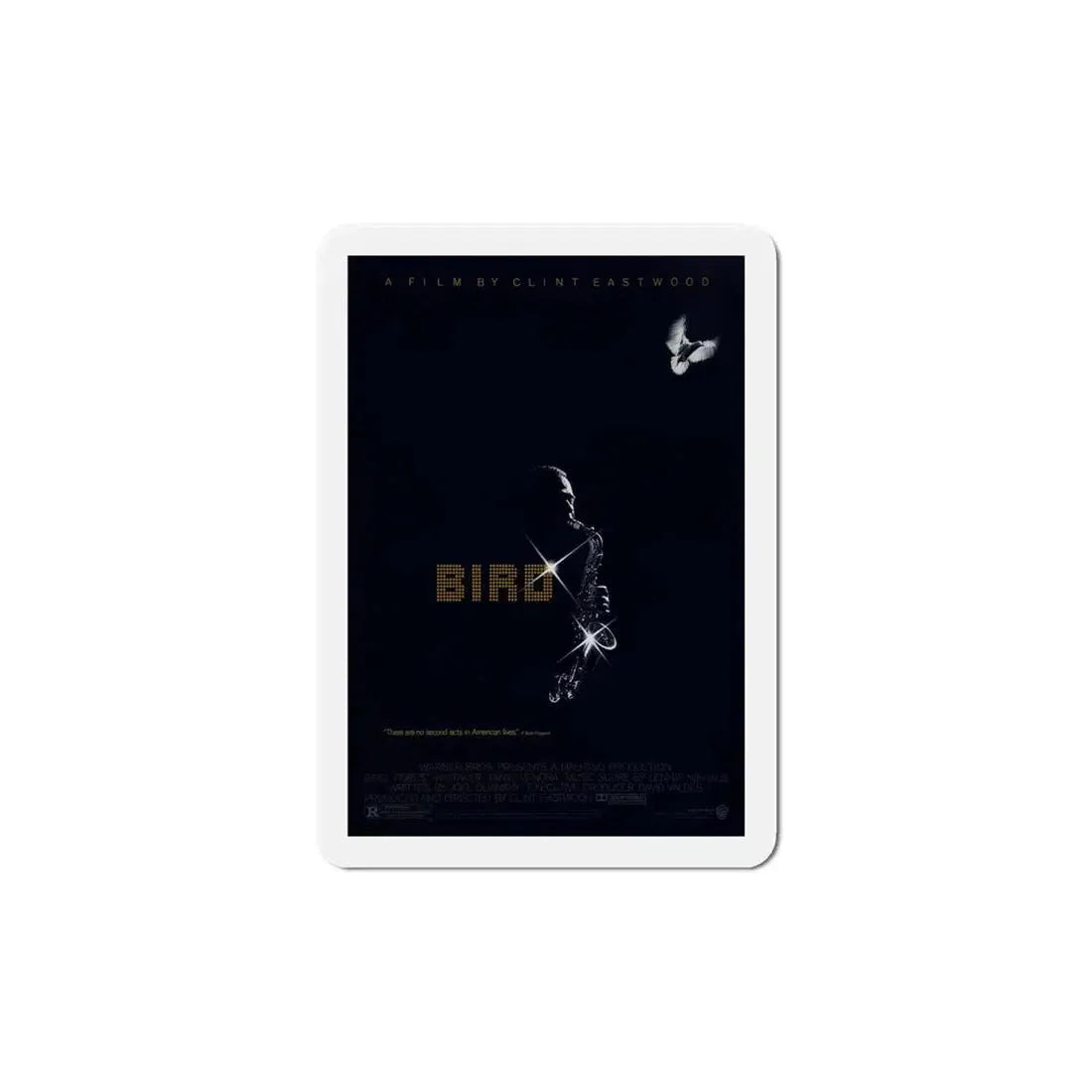 Bird 1988 Movie Poster Refrigerator Magnet 6 Inch - The Sticker Space