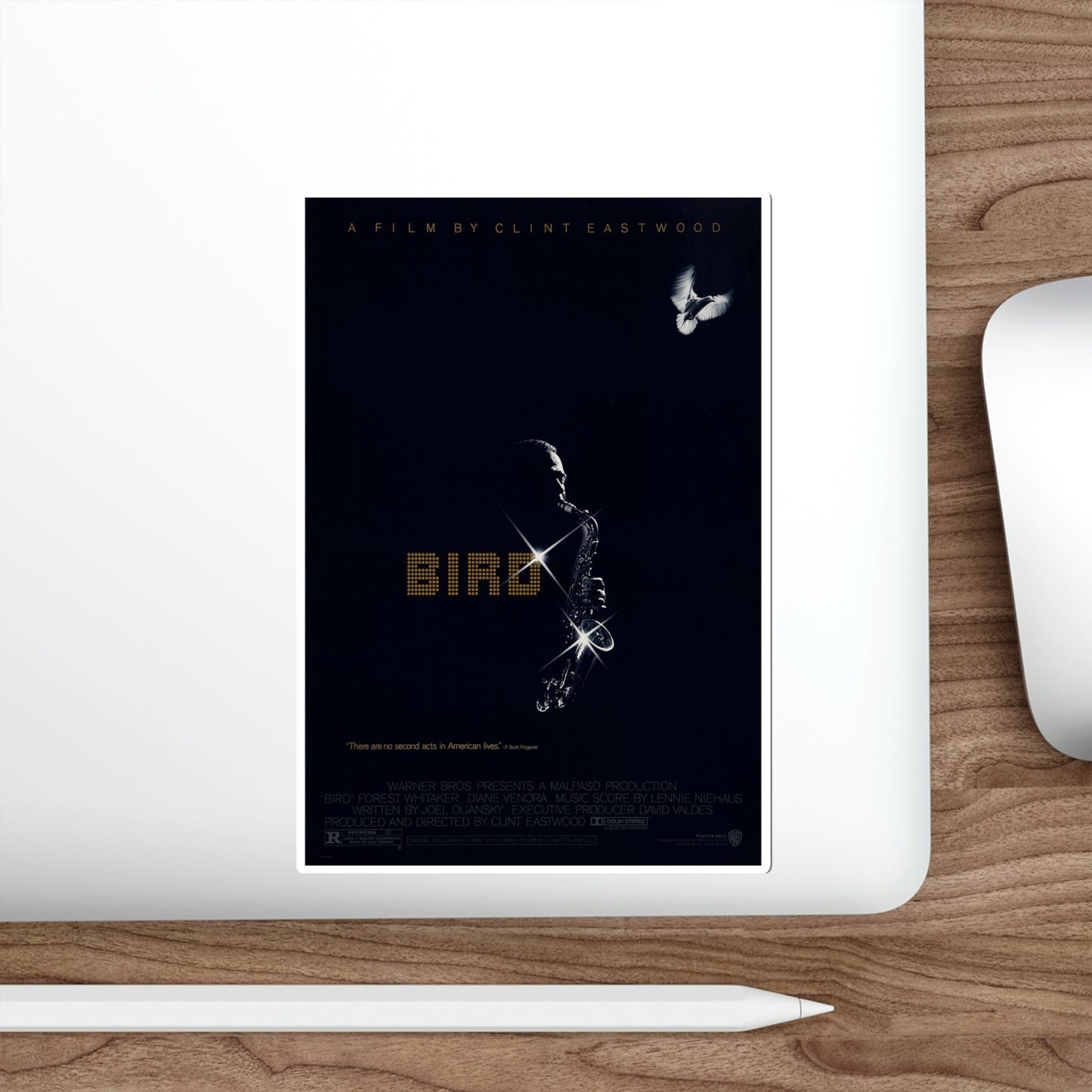 Bird 1988 Movie Poster STICKER Vinyl Die-Cut Decal-The Sticker Space