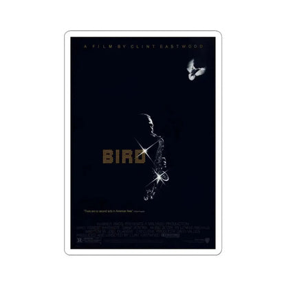 Bird 1988 Movie Poster - STICKER Vinyl Kiss-Cut Decal 4 Inch White - The Sticker Space
