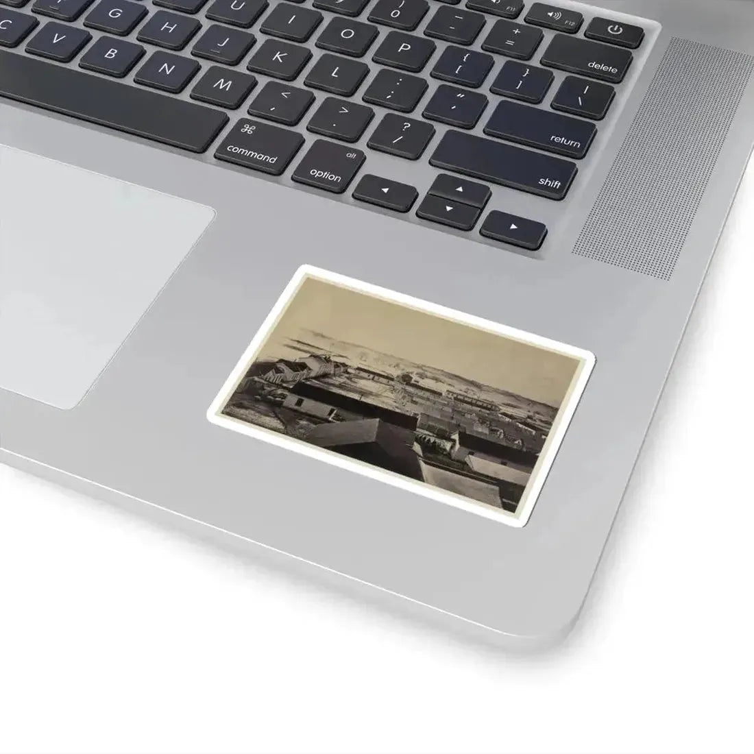 Bird's-Eye View of Sickel Hospital, Alexandria, Va. (U.S. Civil War) STICKER Vinyl Kiss-Cut Decal - The Sticker Space