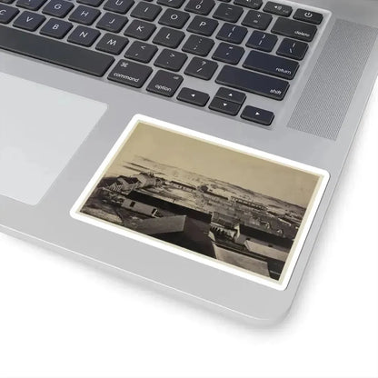 Bird's-Eye View of Sickel Hospital, Alexandria, Va. (U.S. Civil War) STICKER Vinyl Kiss-Cut Decal - The Sticker Space