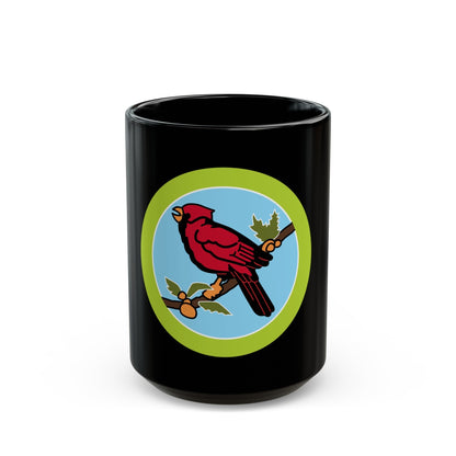 Bird Study (Boy Scout Merit Badge) Black Coffee Mug-15oz-The Sticker Space