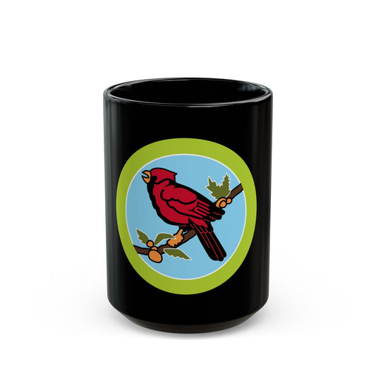 Bird Study (Boy Scout Merit Badge) Black Coffee Mug-15oz-The Sticker Space