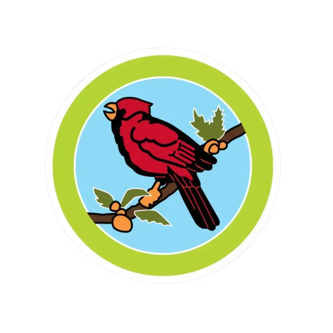 Bird Study (Boy Scout Merit Badge) STICKER Vinyl Kiss-Cut Decal 2 Inch White - The Sticker Space
