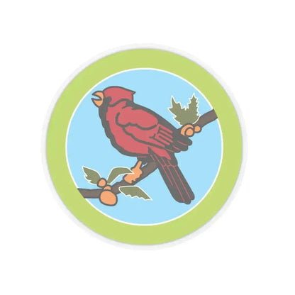 Bird Study (Boy Scout Merit Badge) STICKER Vinyl Kiss-Cut Decal 4 Inch Transparent - The Sticker Space