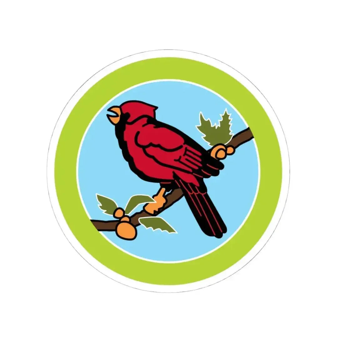 Bird Study (Boy Scout Merit Badge) STICKER Vinyl Kiss-Cut Decal 4 Inch White - The Sticker Space