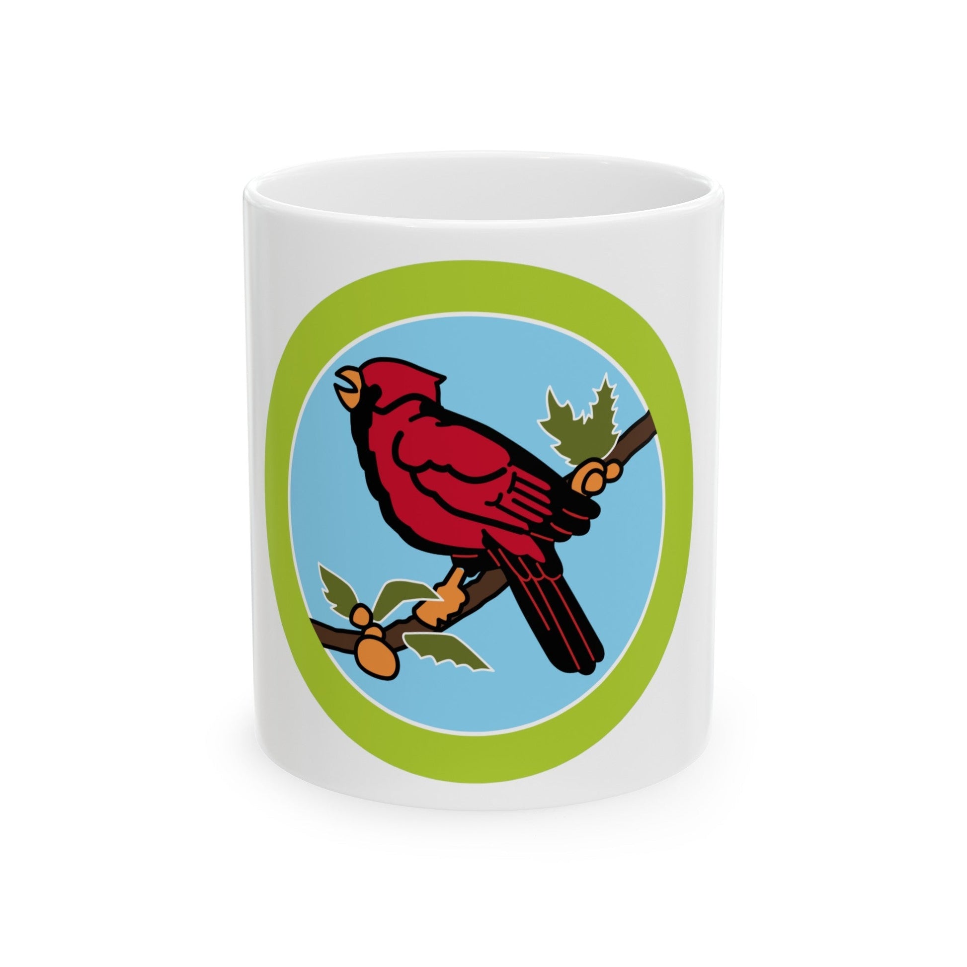 Bird Study (Boy Scout Merit Badge) White Coffee Mug-11oz-The Sticker Space