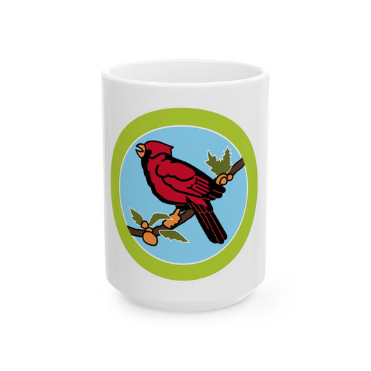 Bird Study (Boy Scout Merit Badge) White Coffee Mug-15oz-The Sticker Space