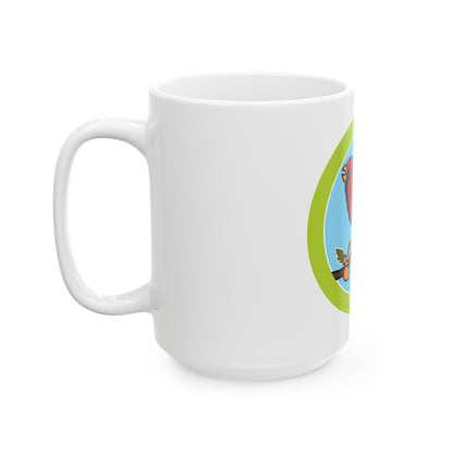 Bird Study (Boy Scout Merit Badge) White Coffee Mug-The Sticker Space