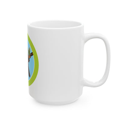 Bird Study (Boy Scout Merit Badge) White Coffee Mug-The Sticker Space