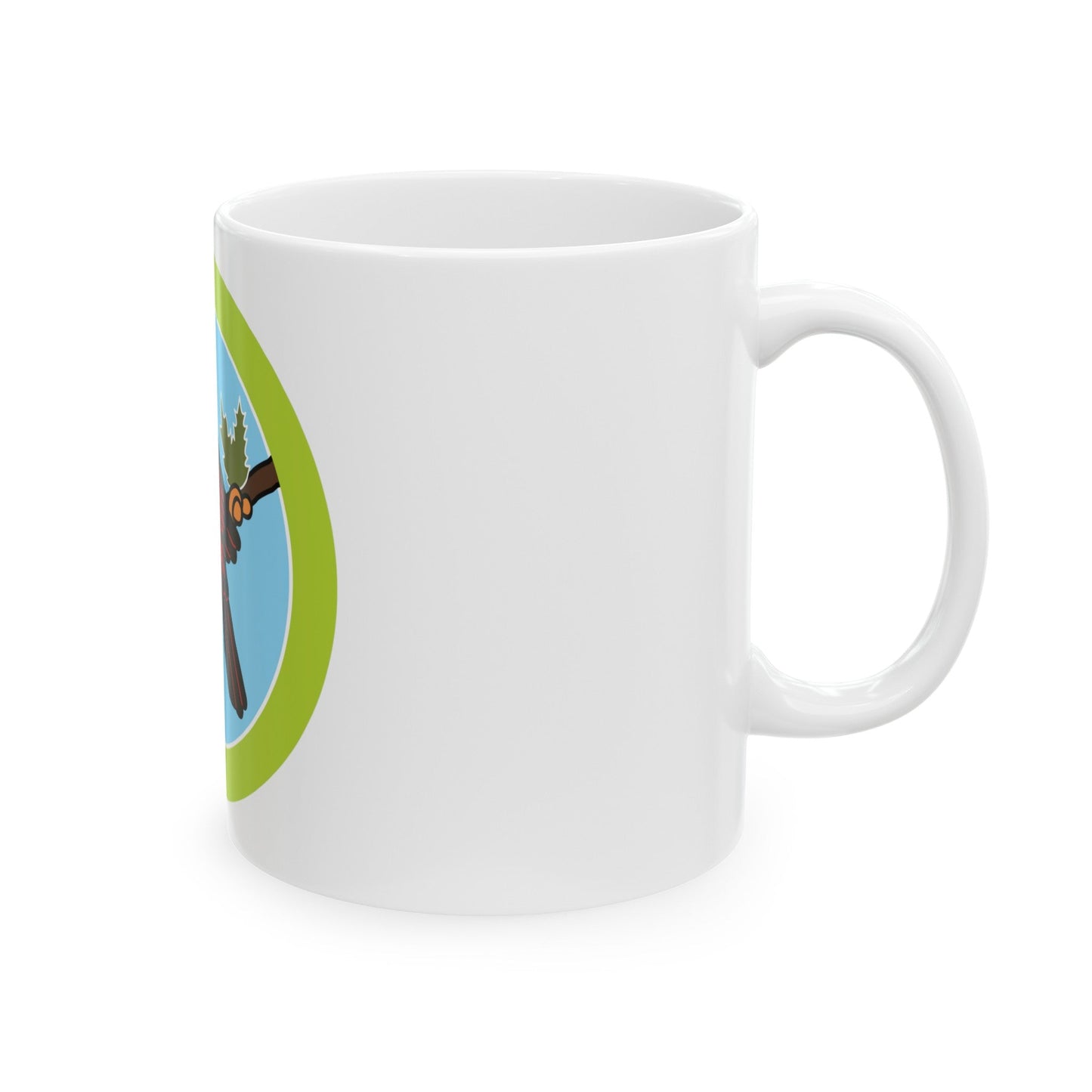 Bird Study (Boy Scout Merit Badge) White Coffee Mug-The Sticker Space