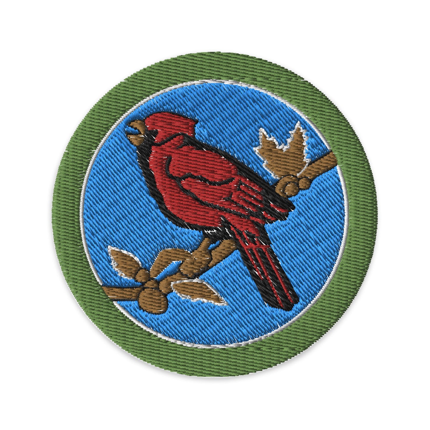 Bird Study (Boy Scouts Merit Badge) Embroidered Patch-White-The Sticker Space