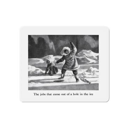 Birds Eye advertisement, The American Weekly, August 26, 1945 (Magazine Illustration) Refrigerator Magnet 3 Inch Die-Cut - The Sticker Space