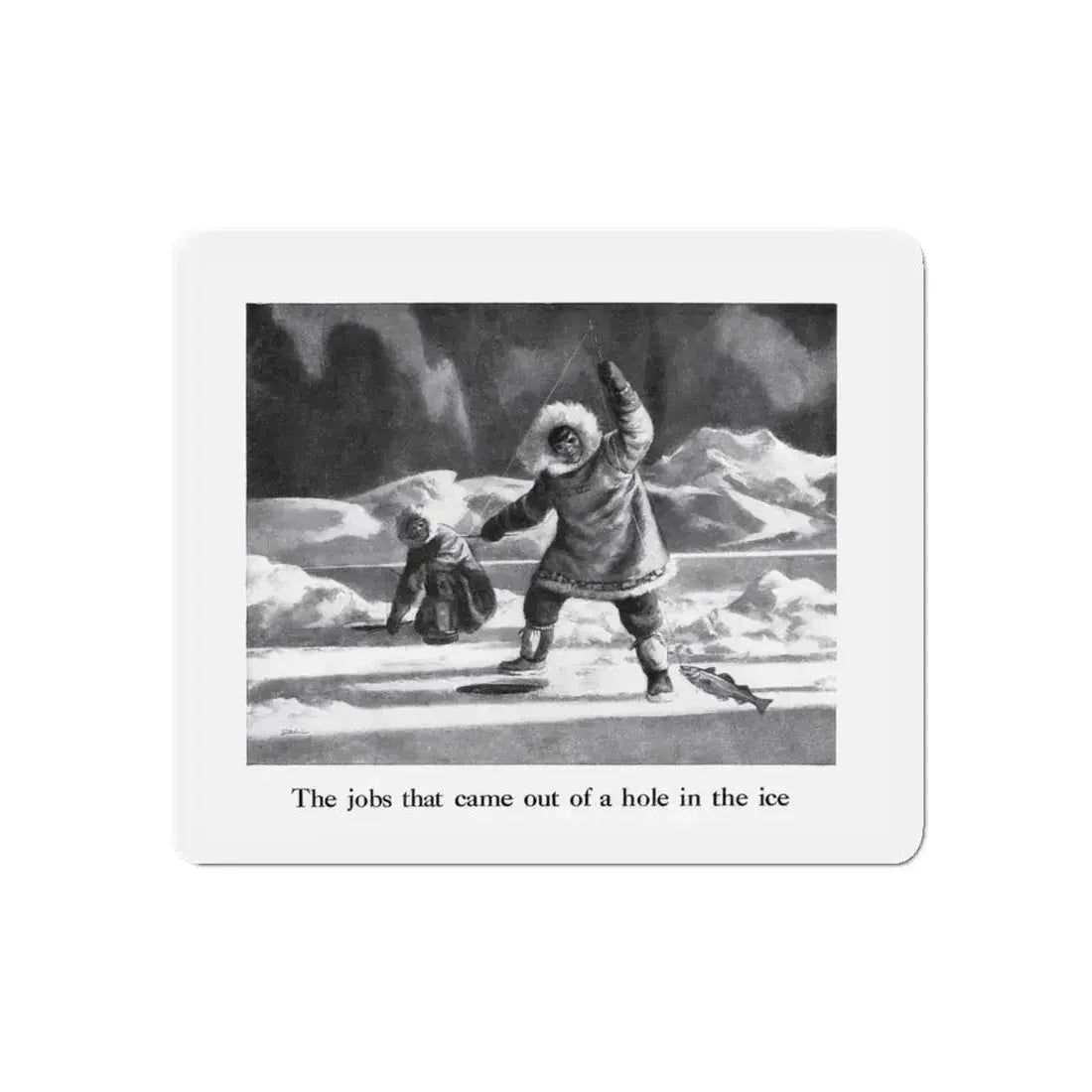 Birds Eye advertisement, The American Weekly, August 26, 1945 (Magazine Illustration) Refrigerator Magnet - The Sticker Space