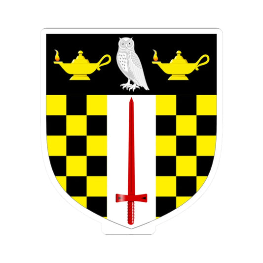 Birkbeck College London arms (United Kingdom) (Coat of Arms) STICKER Vinyl Kiss-Cut Decal 2 Inch White - The Sticker Space