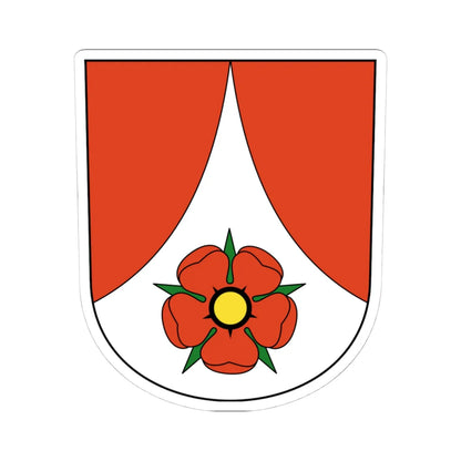 Birmensdorf-blazon (Switzerland) (Coat of Arms) STICKER Vinyl Kiss-Cut Decal 4 Inch White - The Sticker Space