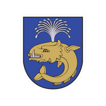 Birstonas COA (Lithuania) (Coat of Arms) STICKER Vinyl Kiss-Cut Decal 2 Inch White - The Sticker Space