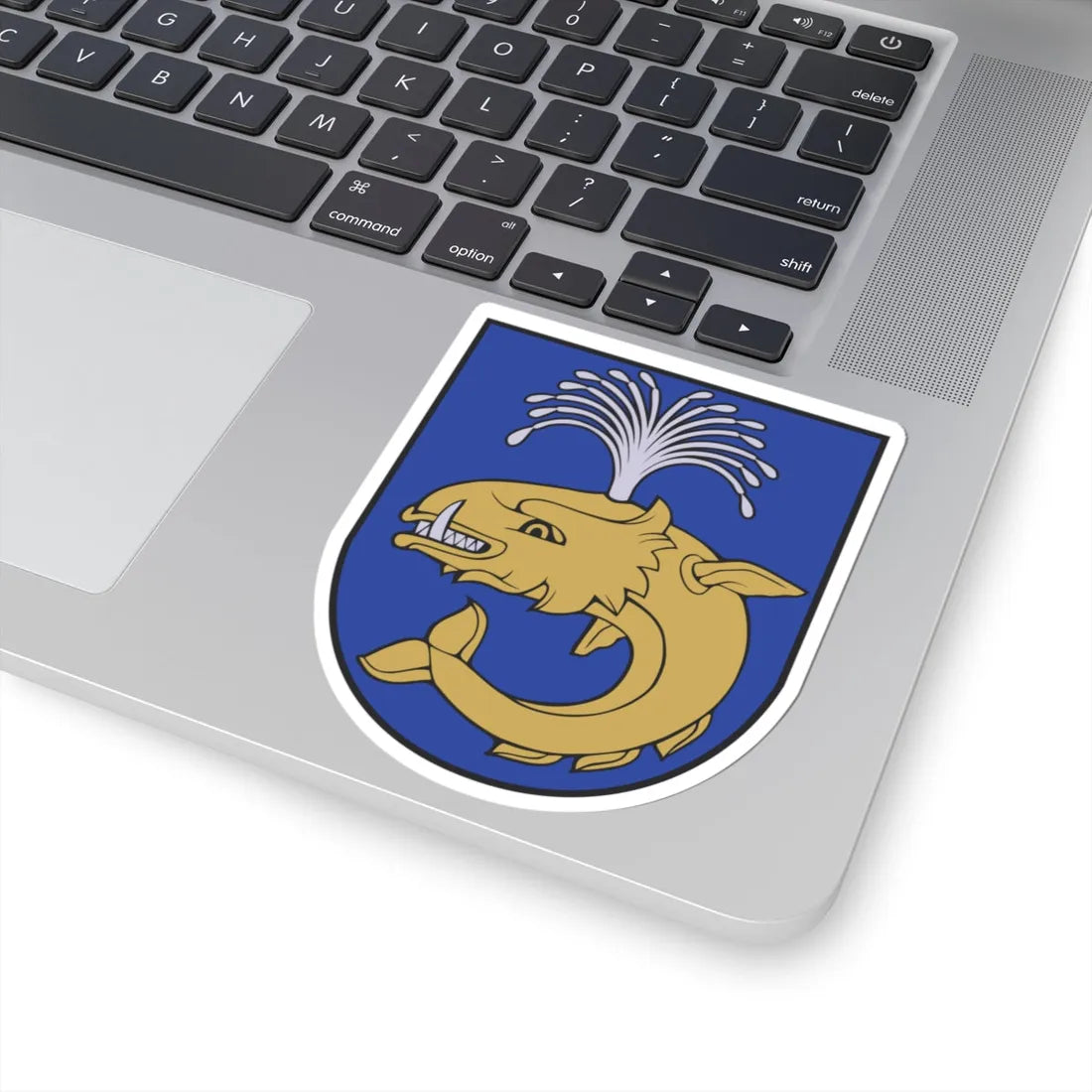 Birstonas COA (Lithuania) (Coat of Arms) STICKER Vinyl Kiss-Cut Decal - The Sticker Space