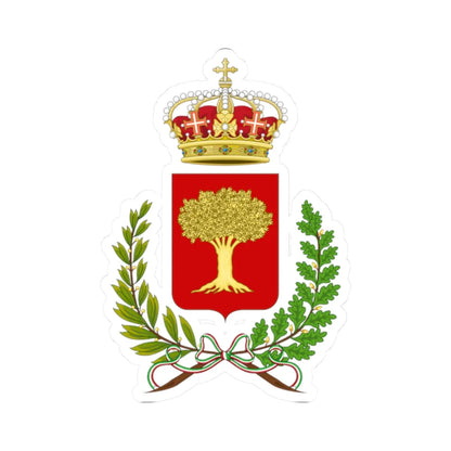 Bisceglie-Stemma (Italy) (Coat of Arms) STICKER Vinyl Kiss-Cut Decal 2 Inch White - The Sticker Space