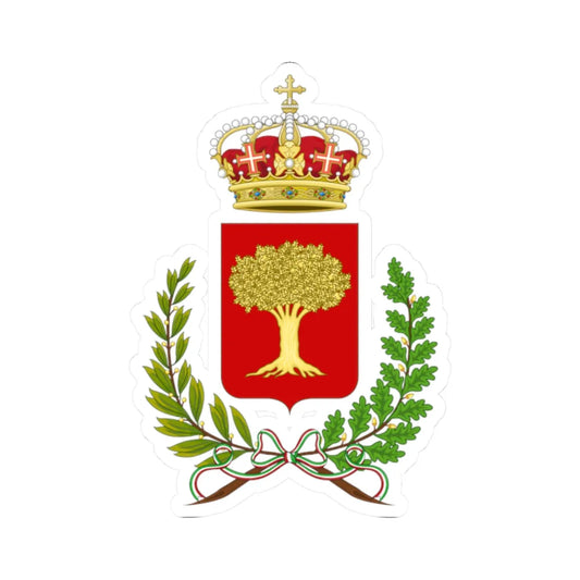 Bisceglie-Stemma (Italy) (Coat of Arms) STICKER Vinyl Kiss-Cut Decal 2 Inch White - The Sticker Space