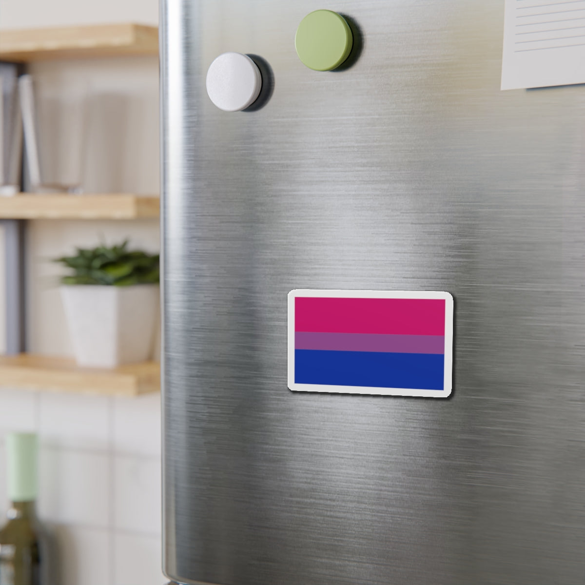 Bisexual Pride Flag - Die-Cut Magnet-The Sticker Space