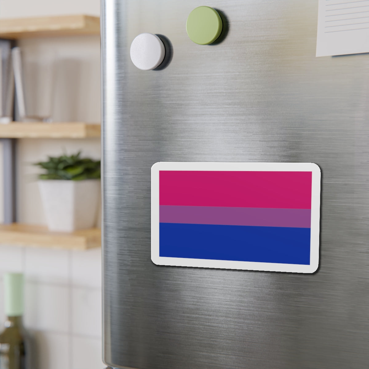 Bisexual Pride Flag - Die-Cut Magnet-The Sticker Space