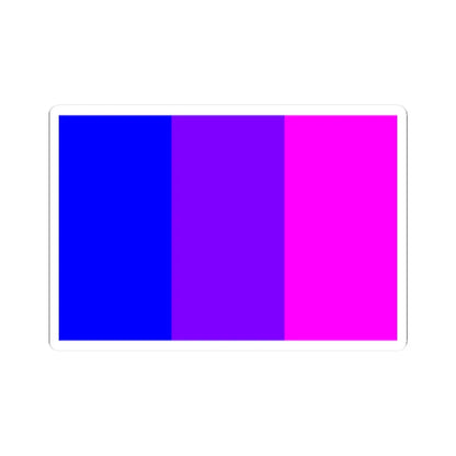 Bisexual Pride Flag of Italy (Italy) STICKER Vinyl Kiss-Cut Decal 2 Inch White - The Sticker Space