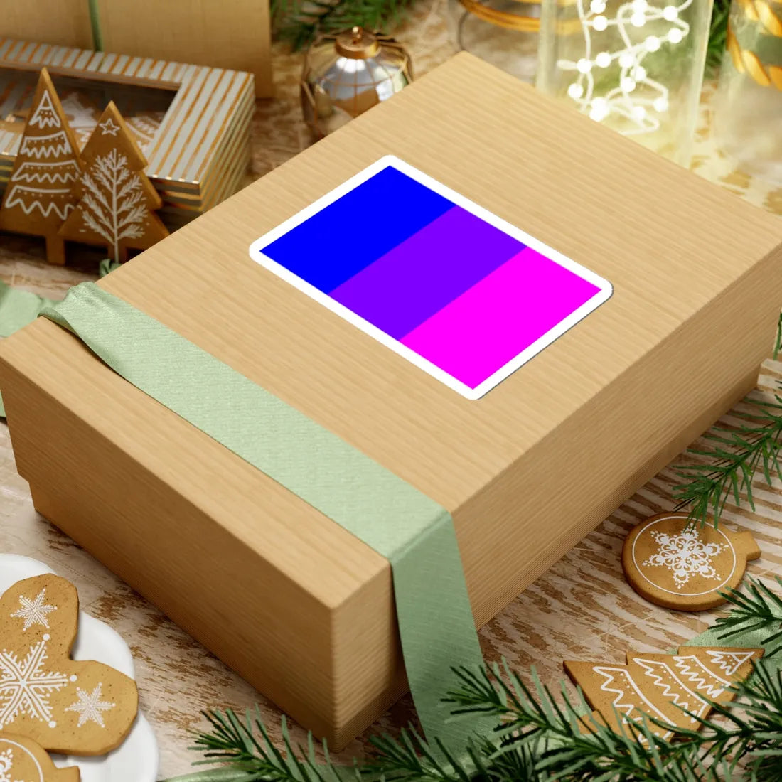 Bisexual Pride Flag of Italy (Italy) STICKER Vinyl Kiss-Cut Decal - The Sticker Space