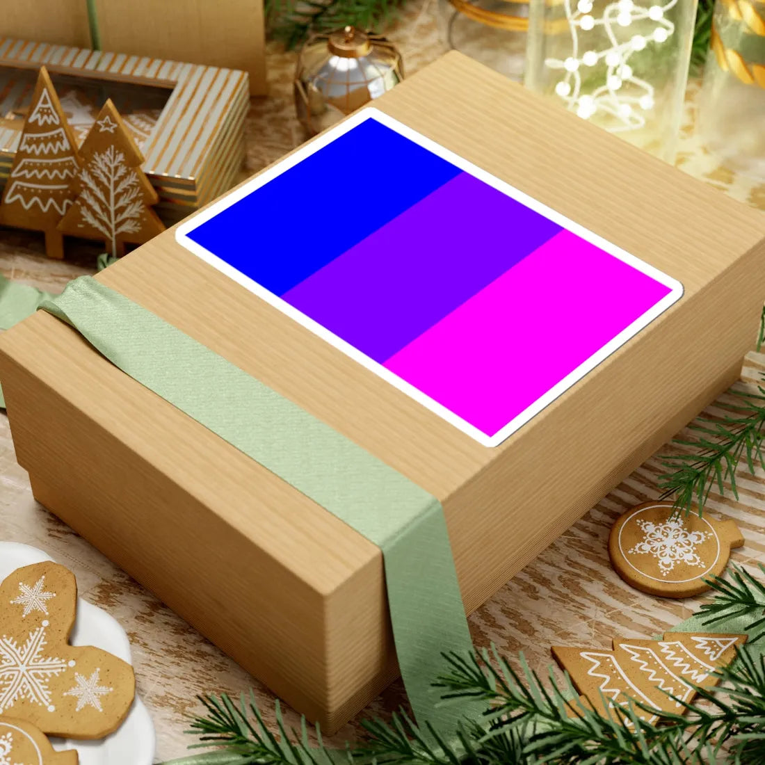 Bisexual Pride Flag of Italy (Italy) STICKER Vinyl Kiss-Cut Decal - The Sticker Space